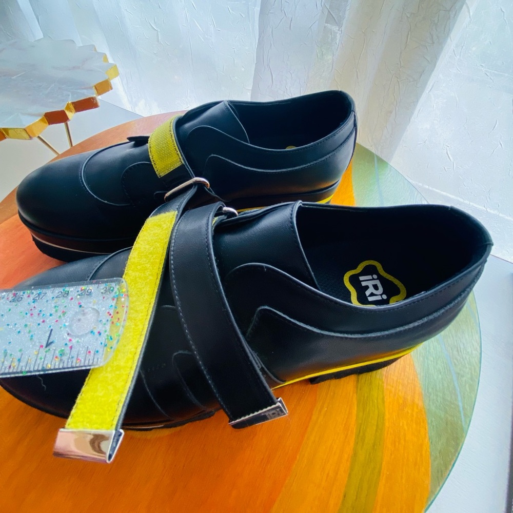 iRi DAAN Black Leather Loafers Size 37.5 UK / 7.5US - Picture 6 of 16